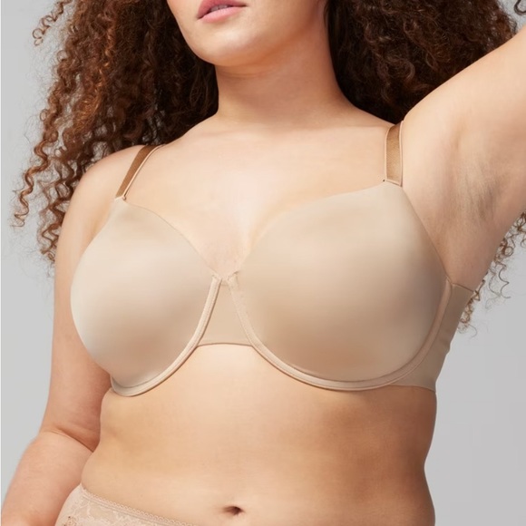 Soma Vanishing 360 Perfect Coverage Nude Bra 40G Smoothing Technology Underwire - Picture 1 of 6